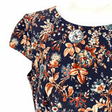 W by Worth Women's Navy Size 8 sheath Floral Dress