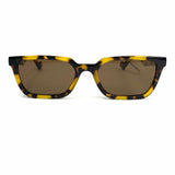Gucci Black Yellow Rectangle Tortoise GG1539S Sunglasses