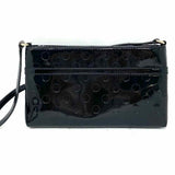 Kate Spade Camellia St Amy Black Rectangle Polka Dot Patent Leather Crossbody