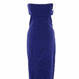 maeve Women's Blue Size XS Open Back Linen Blend Sleeveless Dress