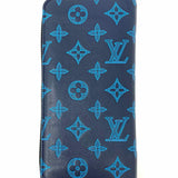 LOUIS VUITTON Vertical Shadow Zippy Navy Zip-Around Monogram Wallet