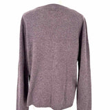 Tahari Women's Purple Size L Crew Cashmere Sweater