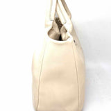 TOD'S Shopping Off White Leather Tote