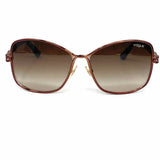 Vogue Black Brown Butterfly Tortoise Sunglasses