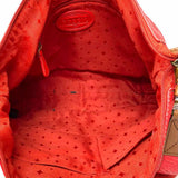 Fossil Morgan Traveler Red Crossbody Pebbled Leather Shoulder Bag