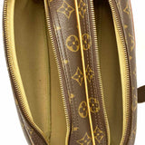 LOUIS VUITTON 2001 Reporter PM Brown Zip-Around Monogram Messenger Bag