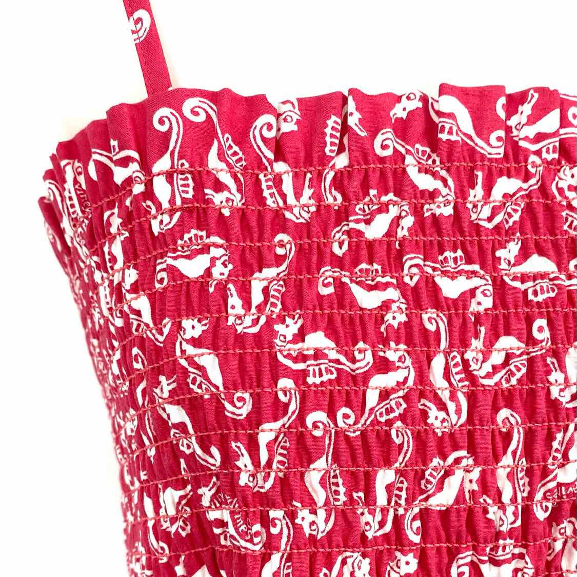 vineyard vines Women's Pink Seahorses Size XL Sleeveless