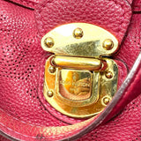 LOUIS VUITTON 2011 MAHINA CIRRUS PM in Grenat Cranberry Monogram Leather Tote