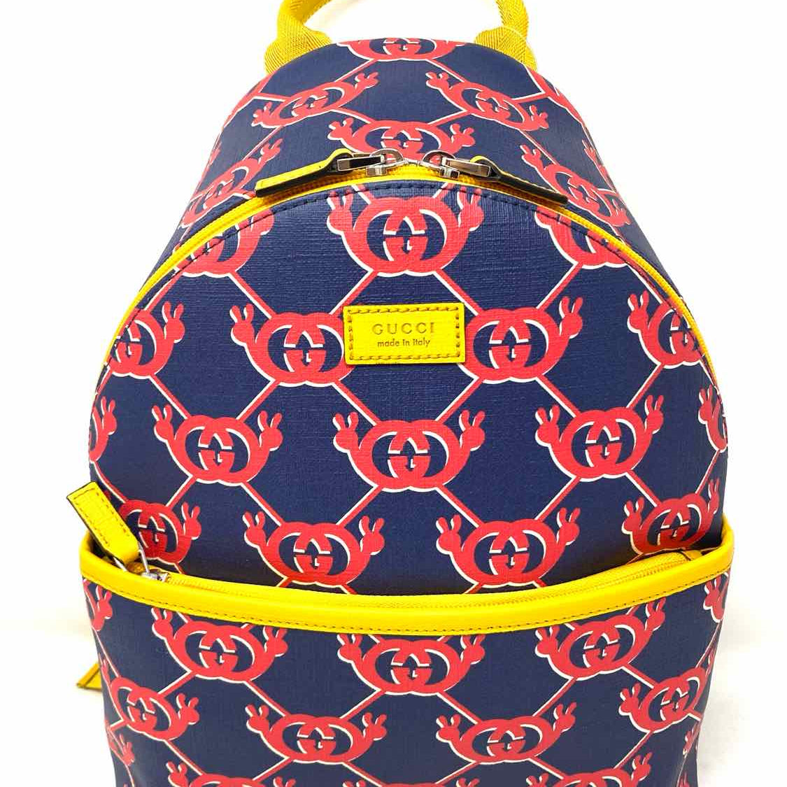 Gucci Coated Canvas Red / Blue GG Kids BackPack