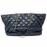 Chanel 2012 Ultimate Stitch Shopping Black Quilted Lambskin Leather Tote