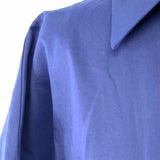 Exquise Women's Navy Size XS Pleated Poplin Shirt Dress