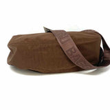 BAGGU Nylon Brown Crescent Crossbody