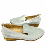 Dr. Scholl's Women's Silver Size 7.5 Round Toe Sparkle Flats