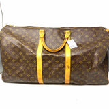 LOUIS VUITTON 1994 Keepall 60 Coated Canvas Brown Monogram Duffle Bag