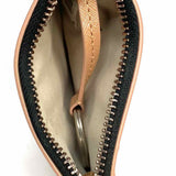Marc Jacobs The Snapshot Beige Compact Saffiano Keychain Leather Wallet