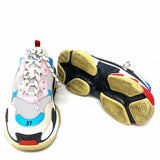 BALENCIAGA Triple S Women's Multi-Color Size 37/7 Chunky Color Block Sneakers