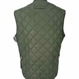 Barbour Lowerdale Men's Army green Size M Button Down Quilted Vest