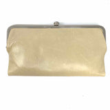 HOBO INTERNATIONAL Lauren Beige Bi-Fold Leather Wallet