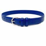 Blue Leather Belt
