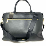 TUMI Cameron Business Brief Black Leather Briefcase