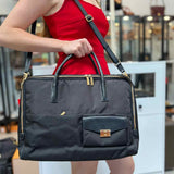 TUMI Black Rectangle Messenger Bag