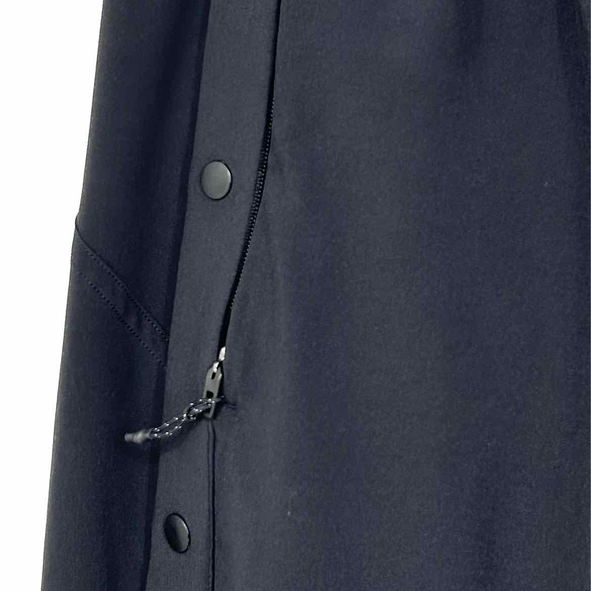 Lululemon Tear-Away Mid-Rise Track Women's Black Size 6 Button Down Jogger Pants