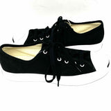 Converse Jack Purcel Women's Black White Size 8.5 Canvas Color Block Sneakers
