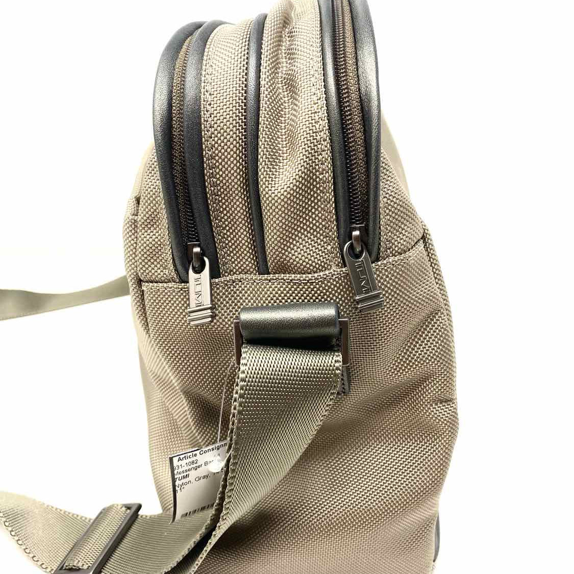 TUMI Nylon Gray Messenger Bag