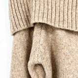 WAYF Women's Beige Size S Off The Shoulder Sweater