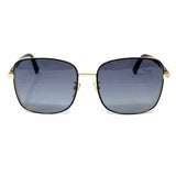 TOM FORD TF722-K Metal Black Gold Tone Square Sunglasses