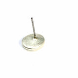 Lauren Ralph Lauren Silver tone Stud Hammered Earrings