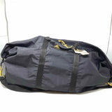 MOSCHINO Vintage Black Packable Logo Duffle Bag