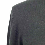 VERONICA BEARD Women's Black Size M Turtleneck Wool Knit Flare Long Sleeve