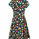Dolls & Dames Women's Black Size S A-Line Margarita Dress