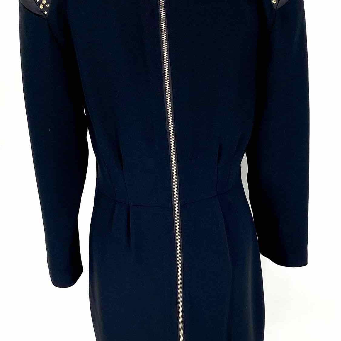 By Malene Birger Women's Black Size S Long Sleeve Rhinestone Dress