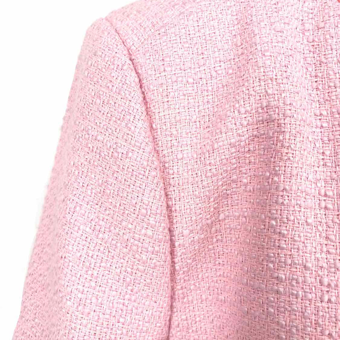 Sam Edelman Ramona Women's Pink Size L Tweed Blazer