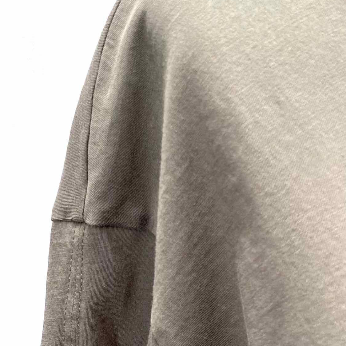 Eileen Fisher Women's Grey Green Size M Boatneck T-shirt