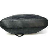 Quince Black Large Woven Leather Tote