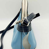 Kate Spade Staci Blue White Dome Color Block Saffiano Leather Crossbody