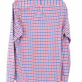 Ralph Lauren Men's Red White Blue Size M Button Down Cotton Long Sleeve Shirt