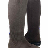 ROTHY'S Tall Lug Women's Brown Size 9 Knee High Knit Boots