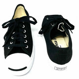 Converse Jack Purcel Women's Black White Size 8.5 Canvas Color Block Sneakers