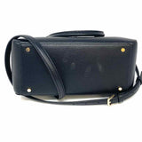 Kate Spade Phoebe Black Turnlock Pebbled Leather Tote