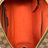 LOUIS VUITTON Coated Canvas Brown Dome Damier Ebene Satchel