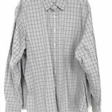 Ralph Lauren Men's Gray Size XL Cotton Plaid Made in Italy Long Sleeve Shirt