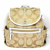 Coach Kyra Canvas Beige Signature BackPack