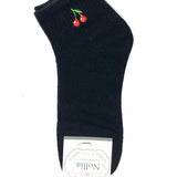 NoLLia Women's Black Cherries Socks