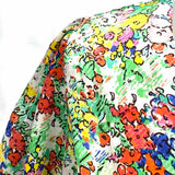 Topshop Women's Green Yellow Size 2 Empire Floral Dress