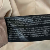 MNG Women's Beige Size M Button Down Water Repellent Jacket