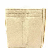 Beige Felt Purse Organizer Insert Medium
